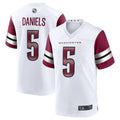 Elroe W.Commanders #5 Jayden Daniels White 2024 Draft First Round Pick Player Game Stitched Jerseys