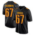 Elroe W.Commanders #67 Nick Allegretti Player Black Carbon Fashion Home Game Stitched Jerseys
