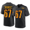 Elroe W.Commanders #67 Nick Allegretti Player Black Home Game Stitched Jerseys