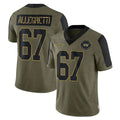 Elroe W.Commanders #67 Nick Allegretti Player Olive Salute To Service Limited Game Stitched Jerseys