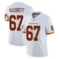 Elroe W.Commanders #67 Nick Allegretti Player White Limited Vapor Untouchable Home Game Stitched Jerseys