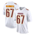 Elroe W.Commanders #67 Nick Allegretti Player White Tundra Fashion Home Game Stitched Jerseys