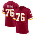 Elroe W.Commanders #76 Sam Cosmi Player Burgundy Game Home Stitched Jerseys