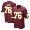 Elroe W.Commanders #76 Sam Cosmi Player Burgundy Team Color Home Game Stitched Jerseys