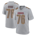 Elroe W.Commanders #76 Sam Cosmi Player Gray Atmosphere Fashion Home Game Stitched Jerseys