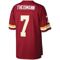 Elroe W.Commanders #7 Joe Theismann Mitchell & Ness Burgundy Legacy Replica Stitched Puhic Jersey