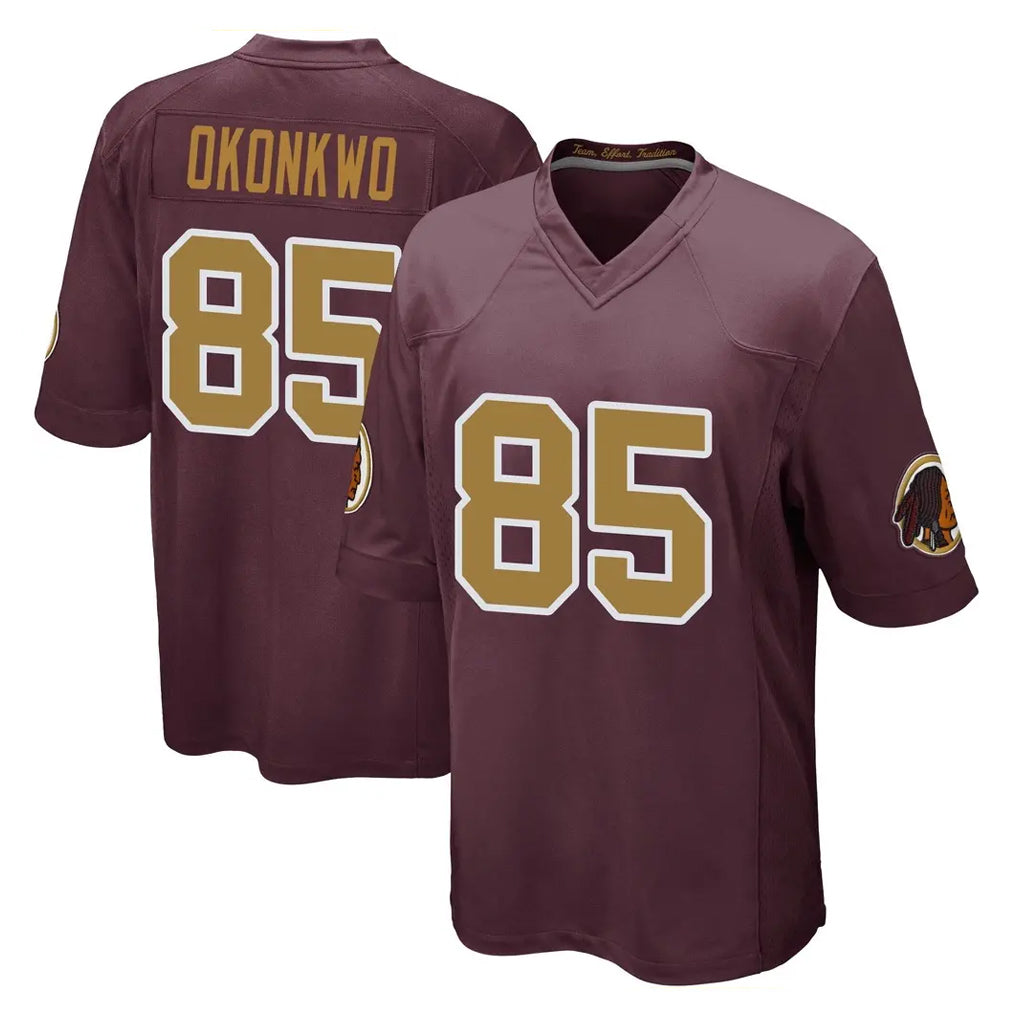 Elroe W.Commanders #85 Chig Okonkwo Player Burgundy Alternate Home Game Stitched Jerseys