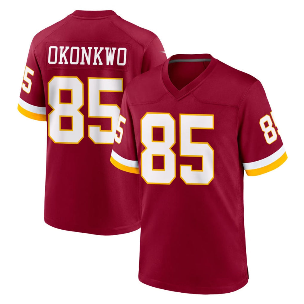Elroe W.Commanders #85 Chig Okonkwo Player Burgundy Game Home Stitched Jerseys