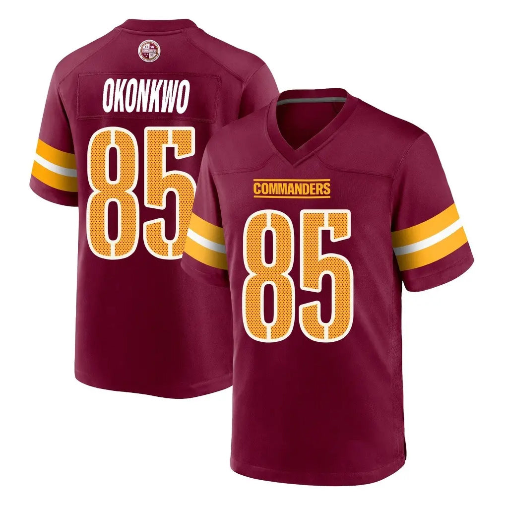 Elroe W.Commanders #85 Chig Okonkwo Player Burgundy Home Game Stitched Jerseys