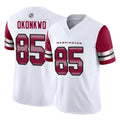 Elroe W.Commanders #85 Chig Okonkwo Player White Vapor F.U.S.E. Limited Home Game Stitched Jerseys
