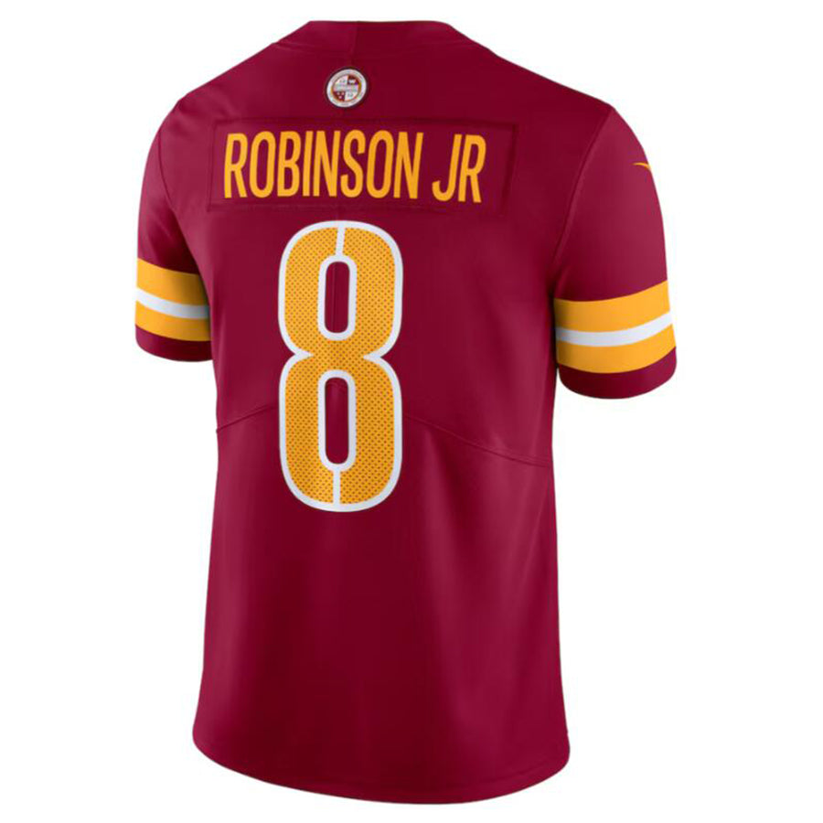 Elroe W.Commanders #8 Brian Robinson Jr. Burgundy Vapor Untouchable Limited American Stitched Jersey