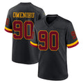 Elroe W.Commanders #90 Charles Omenihu Player Black Limited Home Game Stitched Jerseys
