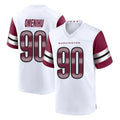 Elroe W.Commanders #90 Charles Omenihu Player White Game Home Stitched Jerseys