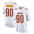 Elroe W.Commanders #90 Charles Omenihu Player White Tundra Fashion Home Game Stitched Jerseys
