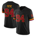 Elroe W.Commanders #94 Daron Payne Player Black Limited Vapor Home Game Stitched Jerseys