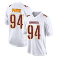 Elroe W.Commanders #94 Daron Payne Player White Tundra Fashion Home Game Stitched Jerseys