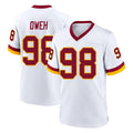 Elroe W.Commanders #98 Odafe Oweh Player White Home Game Stitched Jerseys