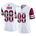 Elroe W.Commanders #98 Odafe Oweh Player White Limited Vapor Home Game Stitched Jerseys