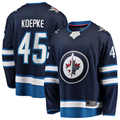 Elroe W.Jets #45 Cole Koepke Navy Home Breakaway Jerseys