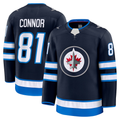 Elroe W.Jets #81 Kyle Connor Navy Home Premium Jerseys