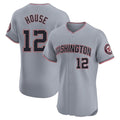 Elroe W.Nationals #12 Brady House Player Gray City Connect Elite Alternate Stitched Jerseys