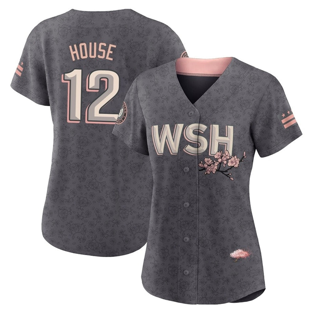 Elroe W.Nationals #12 Brady House Player Gray City Connect Stitched Jerseys