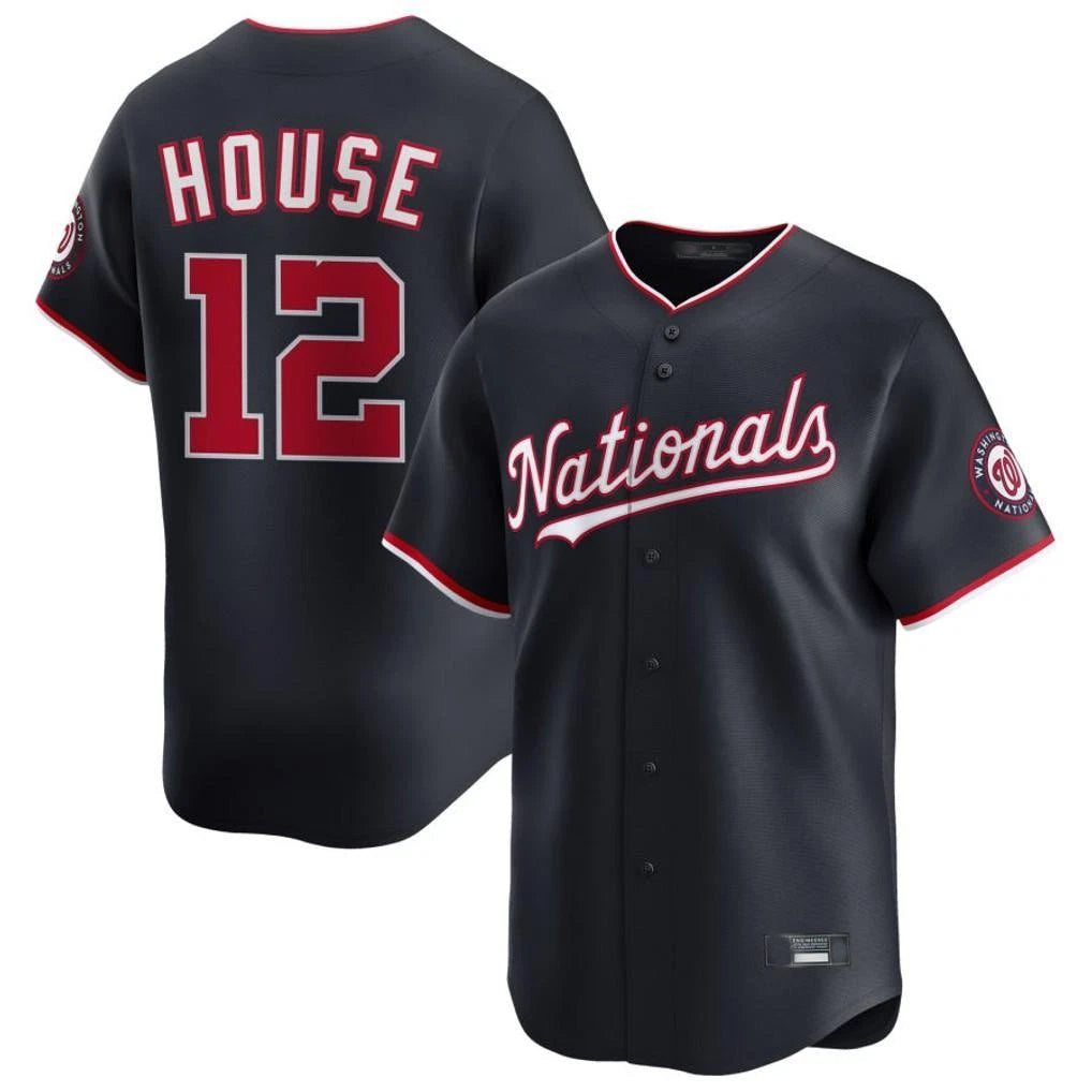 Elroe W.Nationals #12 Brady House Player Navy Alternate Limited Game Stitched Jerseys