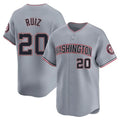 Elroe W.Nationals #20 Keibert Ruiz Player Gray City Connect Elite Alternate Stitched Jerseys