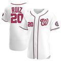 Elroe W.Nationals #20 Keibert Ruiz Player White Elite Home Stitched Jerseys
