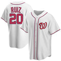 Elroe W.Nationals #20 Keibert Ruiz Player White Game Stitched Jerseys