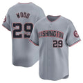 Elroe W.Nationals #29 James Wood Player Gray City Connect Limited Alternate Stitched Jerseys