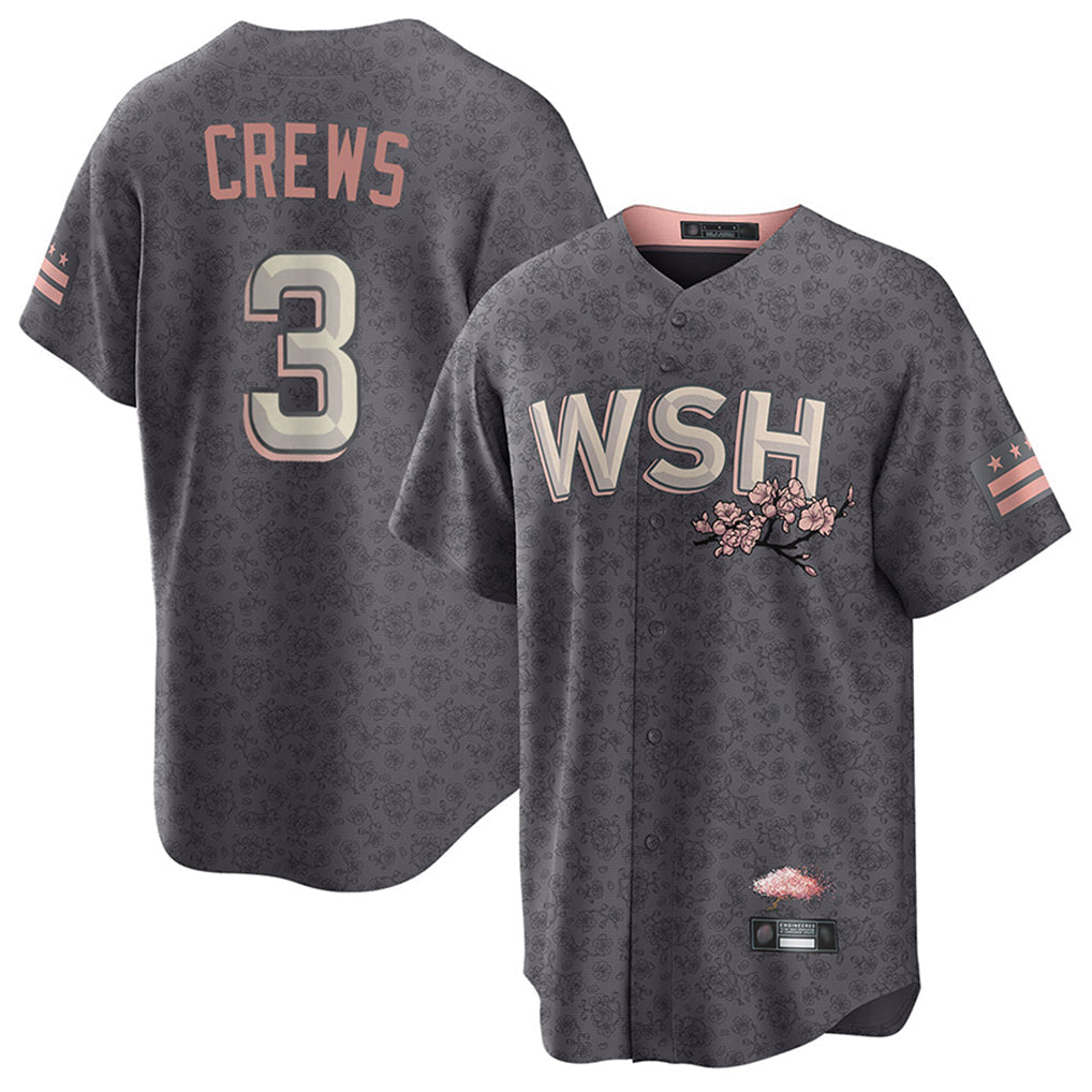 Elroe W.Nationals #3 Dylan Crews Player City Connect Stitched Jerseys