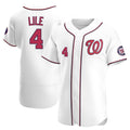 Elroe W.Nationals #4 Daylen Lile Player White Alternate Elite Stitched Jerseys