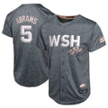 Elroe W.Nationals #5 CJ Abrams Player Charcoal City Connect Limited Stitched Jerseys