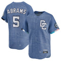 Elroe W.Nationals #5 CJ Abrams Player Blue City Connect Limited Stitched Jerseys
