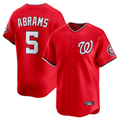 Elroe W.Nationals #5 CJ Abrams Player Red Limited Stitched Jerseys