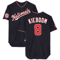 Elroe W.Nationals #8 Carter Kieboom Player Navy Home Game Stitched Jerseys