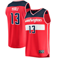Elroe W.Wizards #13 Jordan Poole Red Fast Break Player Jerseys - Icon Edition
