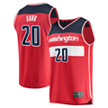 Elroe W.Wizards #20 Alexandre Sarr Red Fast Break Replica Player Jerseys - Icon Edition