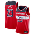 Elroe W.Wizards #23 Anthony Davis Red Swingman Jerseys - Icon Edition