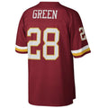 Elroe Washington Football Team #28 Darrell Green Mitchell & Ness Burgundy Legacy Replica Stitched Jerseys
