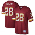 Elroe Washington Football Team #28 Darrell Green Mitchell & Ness Burgundy Legacy Replica Stitched Jersey