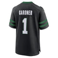 Elroe NY.Jets #1 Ahmad Sauce Gardner Legacy Black Alternate Game Jersey
