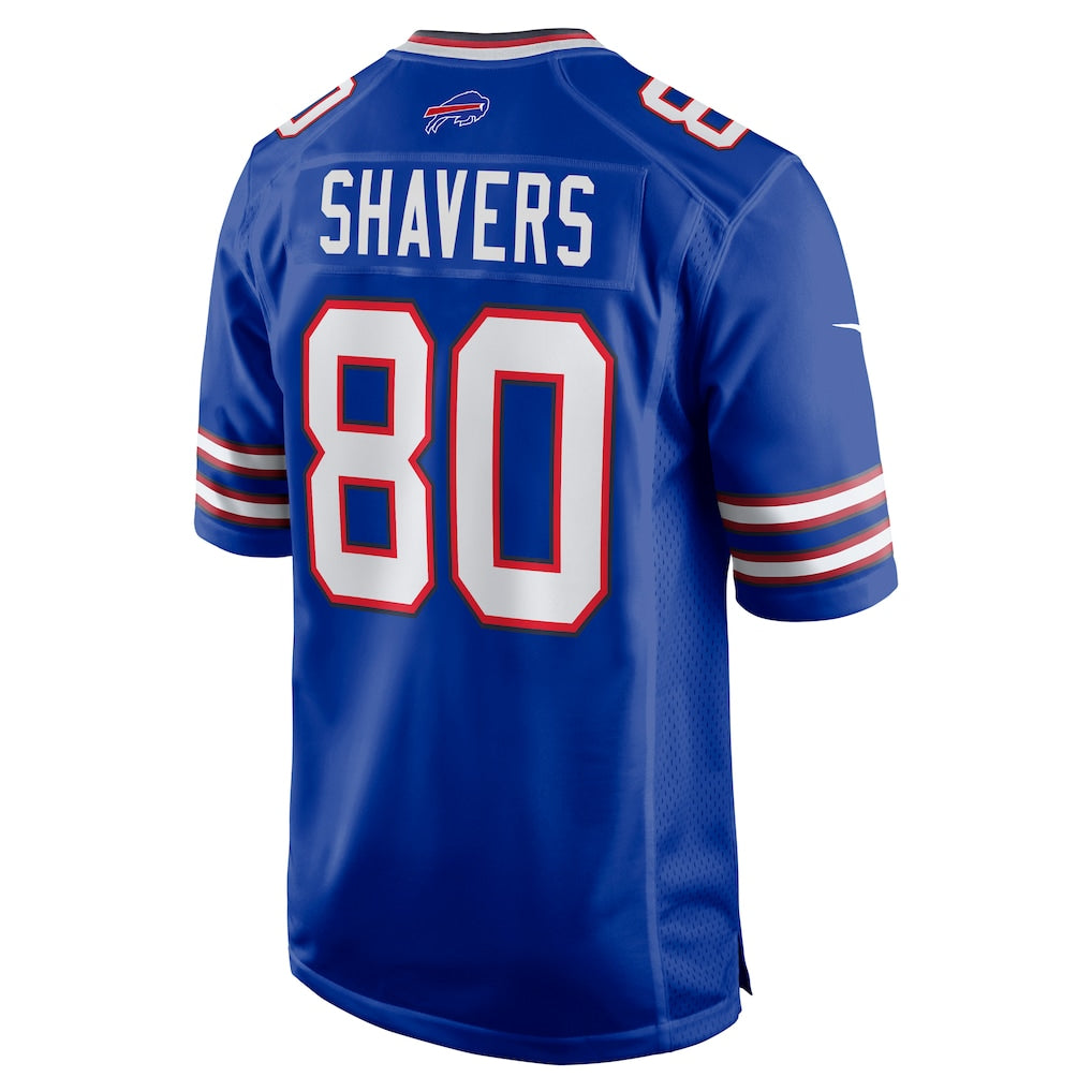 Elroe B.Bills #80 Tyrell Shavers Royal Team Game Jersey