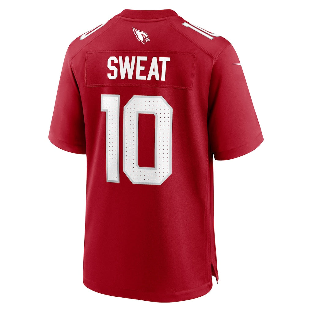 Elroe A.Cardinals #10 Josh Sweat Cardinal Team Game Jersey