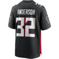 Elroe A.Falcons #32 Jamal Anderson Black Game Retired Player Jersey
