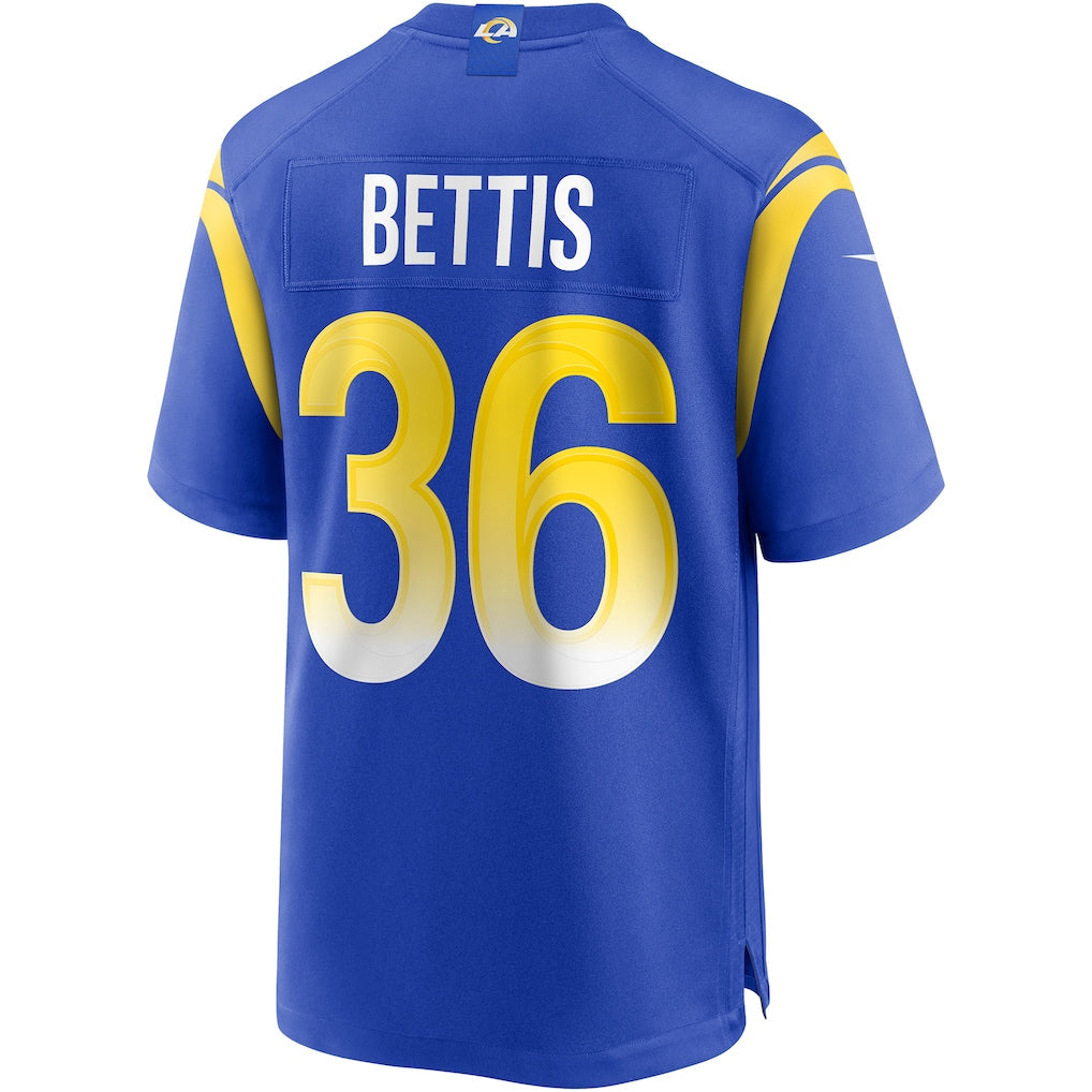 Elroe LA.Rams #36 Jerome Bettis Royal Game Retired Player Jersey