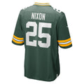 Elroe GB.Packers #25 Keisean Nixon Green Game Player Jersey