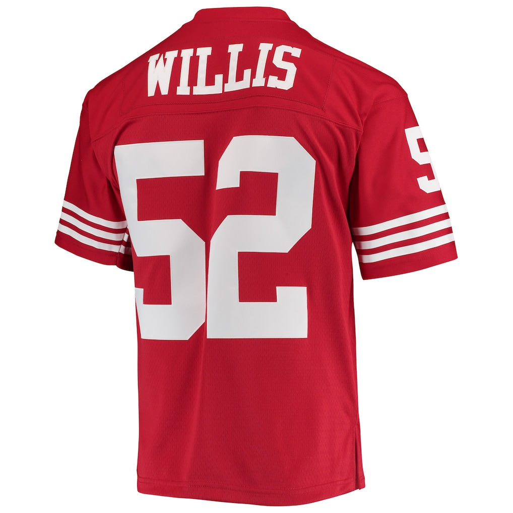 Elroe SF.49ers #52 Patrick Willis Mitchell & Ness Scarlet Legacy Replica Jersey