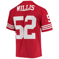 Elroe SF.49ers #52 Patrick Willis Mitchell & Ness Scarlet Legacy Replica Jersey